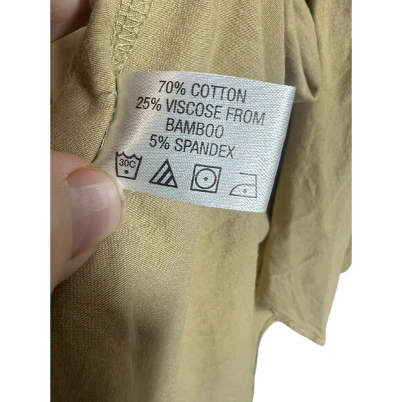 Coolibar Cardigan Women M Beige Sun Wrap UPF 50+ Drape Front Comfy Cover Up - Picture 7 of 11